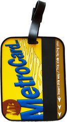 Supreme New York Box Logo Bogo Black MTA Card Holder Key Travel Luggage Tag