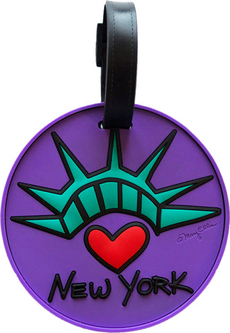 Statue Heart Luggage Tag