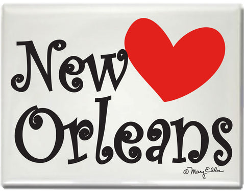 New Orleans Magnet Heart