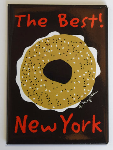 New York Best Bagel Magnet