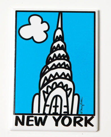 New York Chrysler Building Magnet