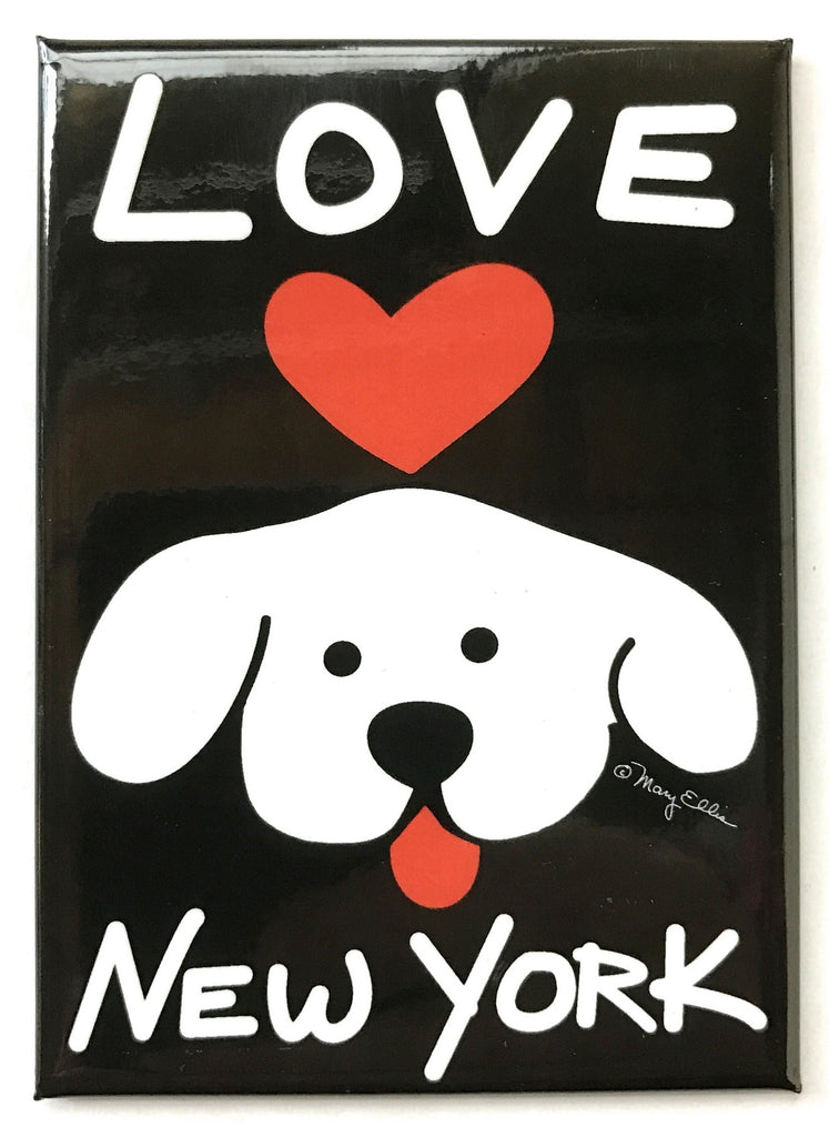New York Dog Magnet
