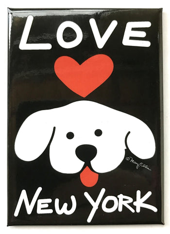New York Dog Magnet