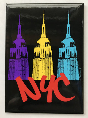 New York Empire Colors Magnet