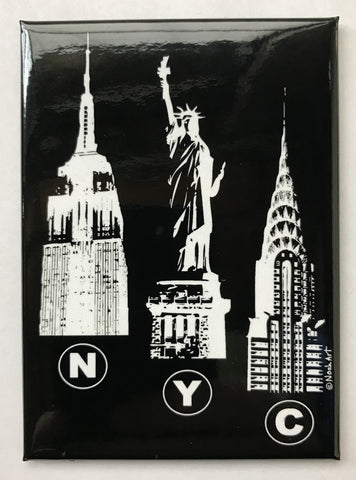 New York Landmark Magnet