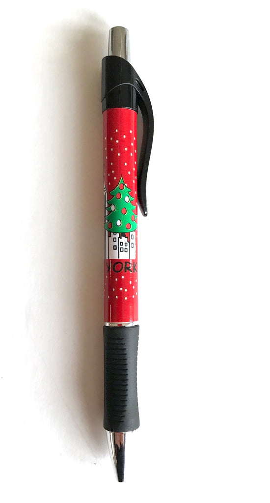 New York Pen Christmas NYC Skyline