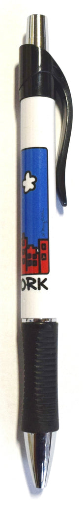 New York Pen Red Skyline