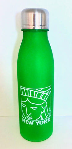 New York Water Bottle BPA Free 24 Oz Statue Of Liberty