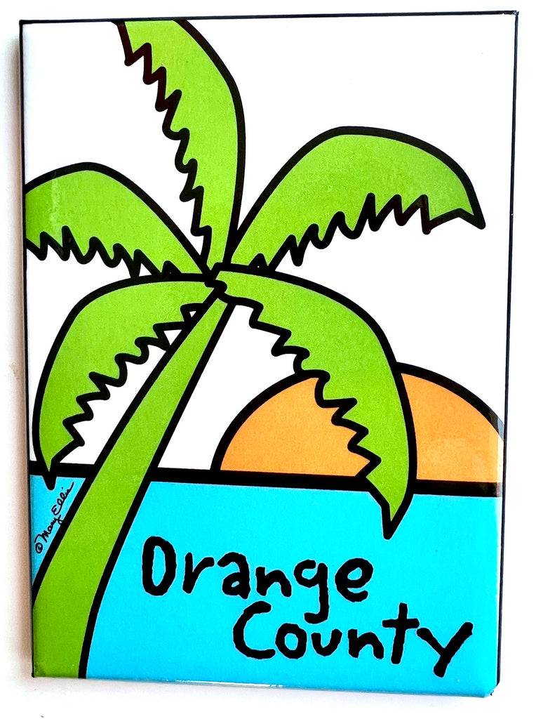 Orange County California Magnet Palm Sunset
