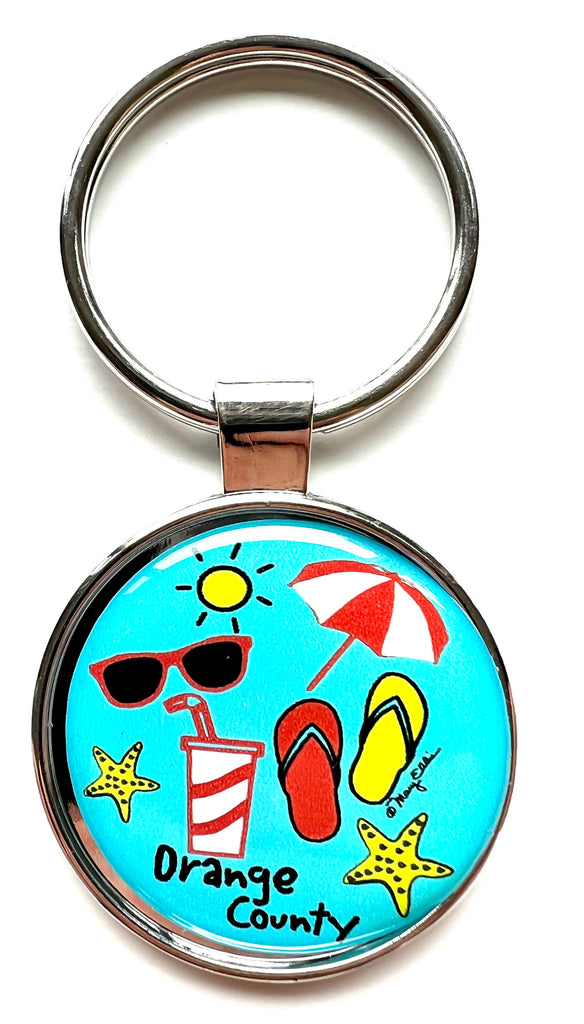Orange County California Keychain Vacation