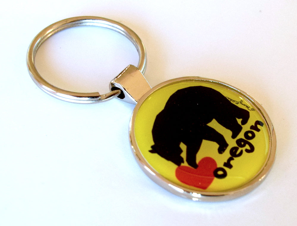Oregon Keychain Bear