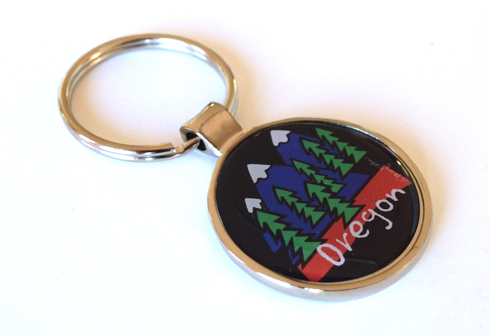 Oregon Keychain Mountains