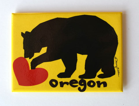 Portland Oregon Magnet Bear