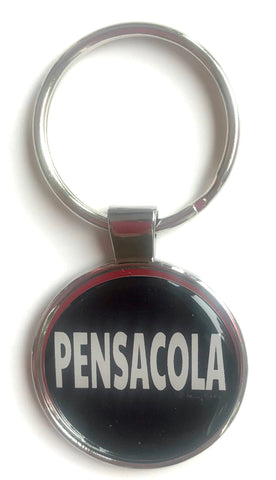 Pensacola Florida Keychain Graphic