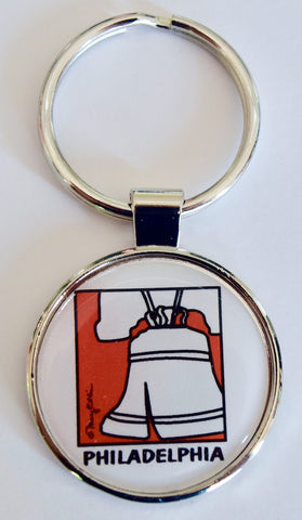 Philadelphia Keychain Liberty Bell