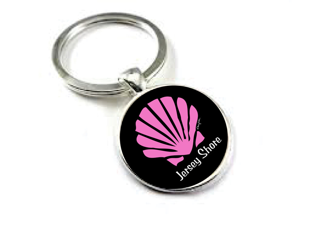 Jersey Shore Keychain Pink Shell