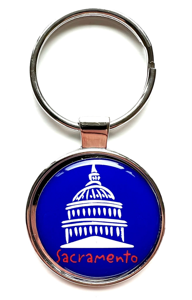 Sacramento California Keychain Capitol