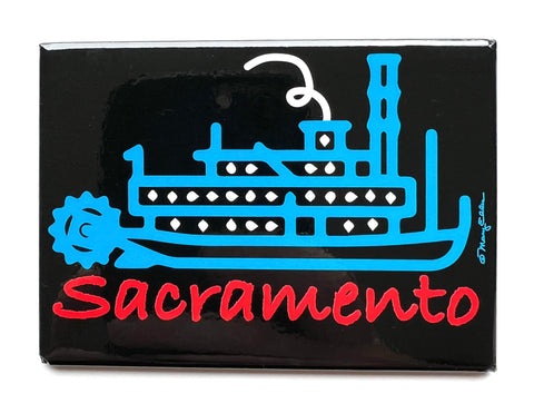 Sacramento California Magnet River Boat