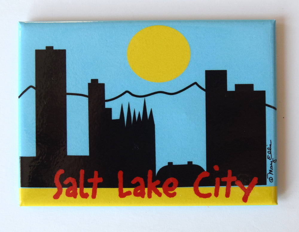 Salt Lake City Magnet Skyline Daytime