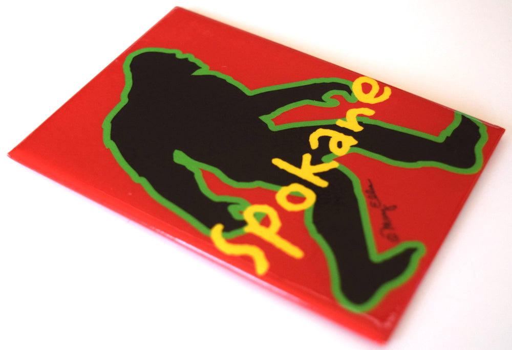 Spokane Washington Magnet Sasquatch