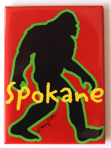 Spokane Washington Magnet Sasquatch