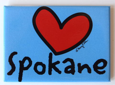 Spokane Washington Magnet Heart