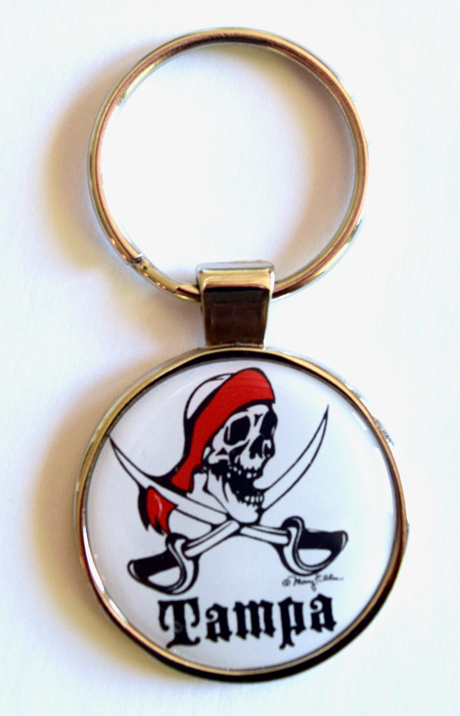 Tampa Florida Keychain Pirate