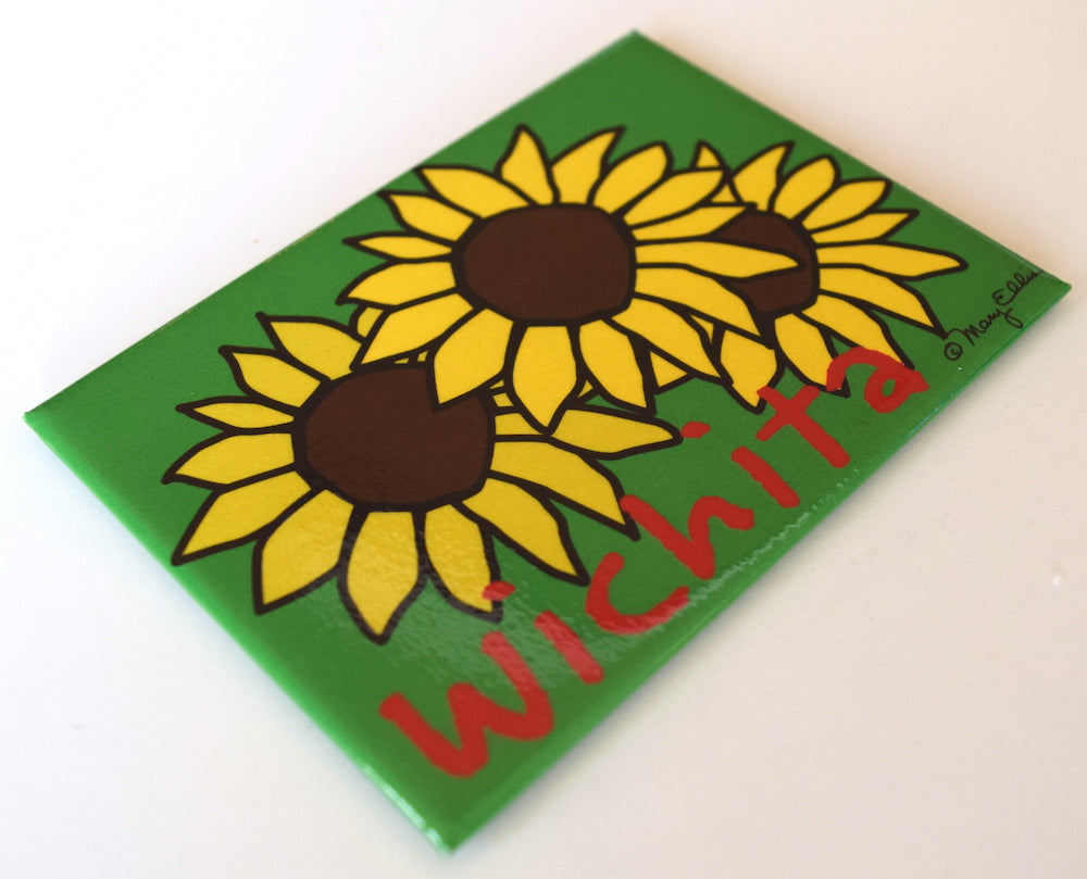 Wichita Kansas Magnet Sunflowers