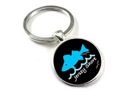 Jersey Shore Keychain Fish