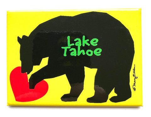 Lake Tahoe Magnet Bear Heart