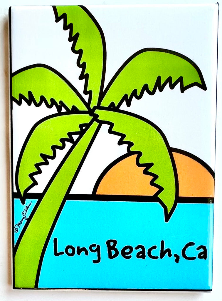 Long Beach California Magnet Sunset