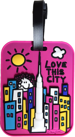 Love This City NY Luggage Tag