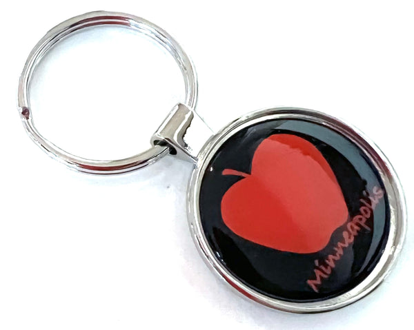 Minneapolis Keychain Apple Midnight - Fifth Avenue Manufacturers