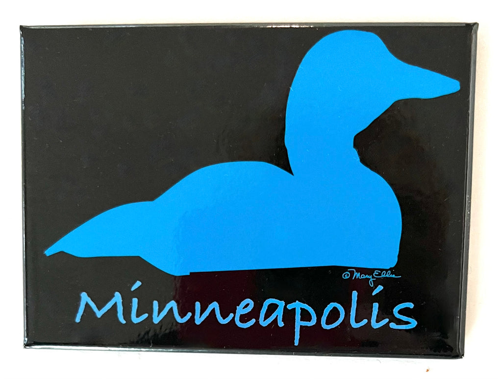 Minneapolis Magnet Loon Midnight
