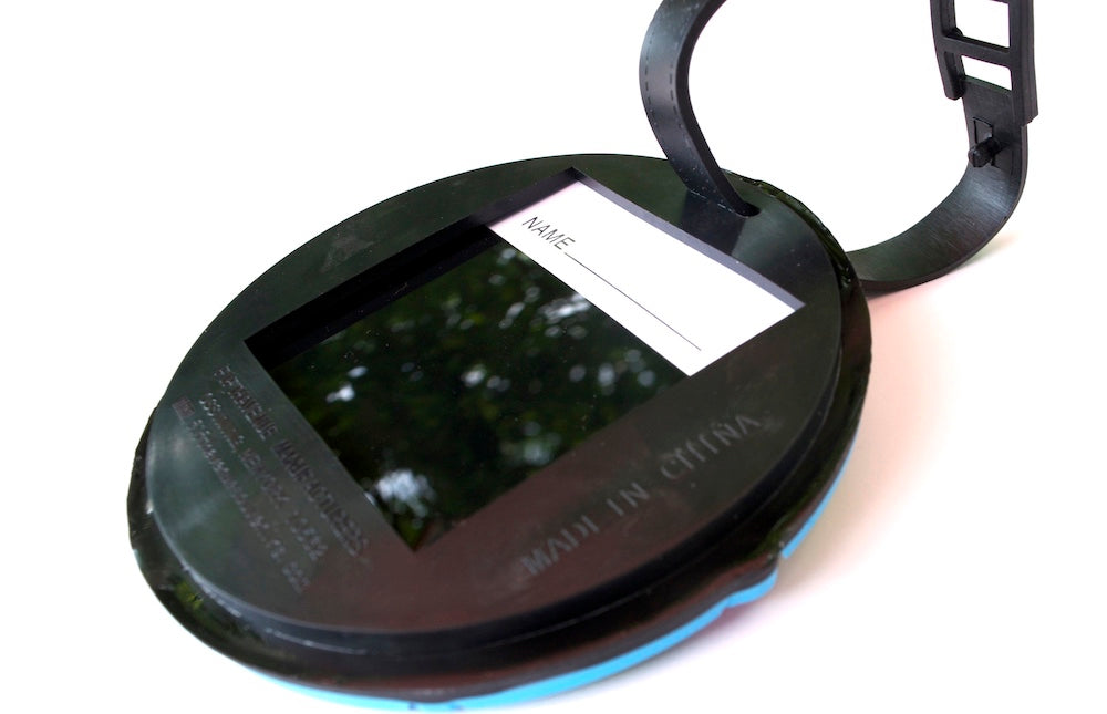 Statue Heart Luggage Tag